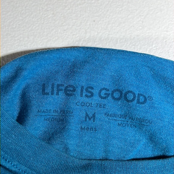 Life is Good mens M long sleeve tee blue - Picture 10 of 10